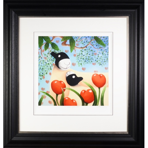 194 - MACKENZIE THORPE (b.1956)ARTIST SIGNED LIMITED EDITION COLOUR PRINT‘I Love You Too’ (29/295) with ce... 