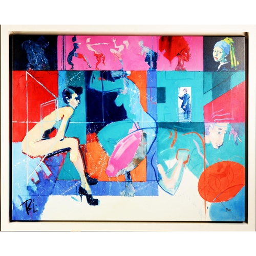 181 - TOBY MULLIGAN (b.1969) SIGNED LIMITED EDITION ARTIST PROOF COLOUR PRINTON CANVAS‘Provocative Influen... 