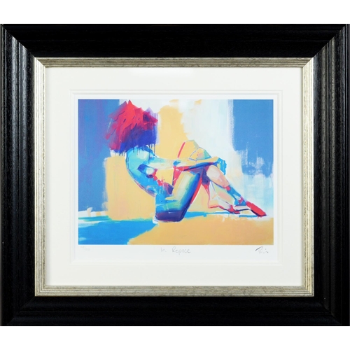 182 - TOBY MULLIGAN (b.1969) ARTIST SIGNED LIMITED EDITION COLOUR PRINT ‘In Repose’ (148/600) no certifica... 