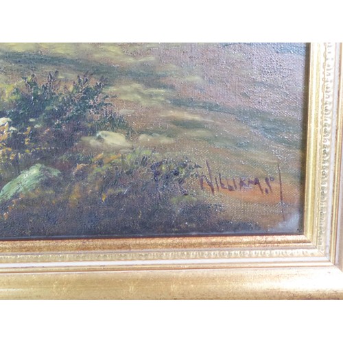 240 - ERIC WILLIAMS (LATE NINETEENTH/EARLY TWENTIETH CENTURY) OIL PAINTING ON CANVASView in the Scottish H... 