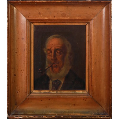 238 - UNATTRIBUTED EARLY 20th CENTURY ENGLISH SCHOOLOIL PAINTING Head and shoulders portrait of a bearded ... 