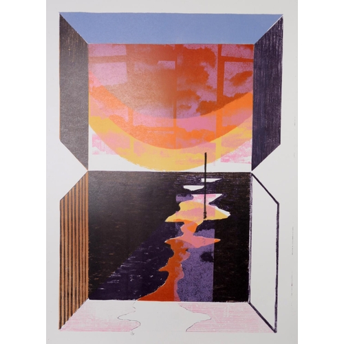 63 - NORMAN JAQUES (1922-2014) TWO LIMITED EDITION COLOUR PRINTS ‘Norfolk Ruins’ (8/10), signed 32 ¼” x 2... 