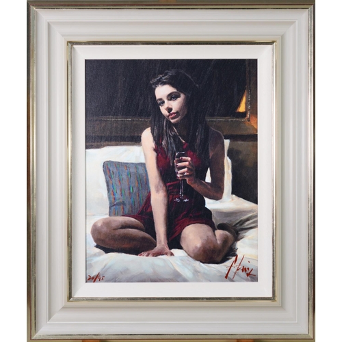 227 - FABIAN PEREZ (B.1967) ARTIST SIGNED LIMITED EDITION COLOUR PRINT‘Bella’ (20/95) with certificate 17 ... 