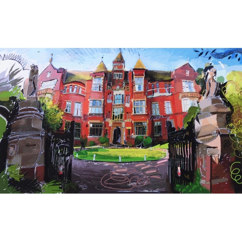 242 - JAMES VINCIGUERRA ARTIST SIGNED LIMITED EDITION COLOUR PRINT‘Warwick School’ (7/100) 9 ¼” x 15” (23.... 