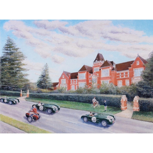 242 - JAMES VINCIGUERRA ARTIST SIGNED LIMITED EDITION COLOUR PRINT‘Warwick School’ (7/100) 9 ¼” x 15” (23.... 