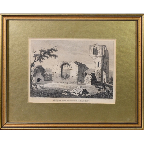 246 - PAIR OF REPRODUCTION PRINTS FROM ENGRAVINGSHotel de Ville, Brussels and Brussels Cathedral11” x 8 ¼”... 