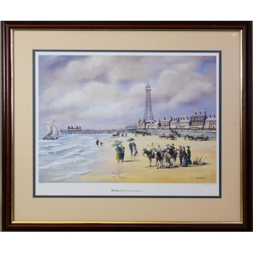 232 - BERNARD MCMULLEN (b.1952)LIMITED-EDITION PRINT'Blackpool' numbered 27/850 and with blind stamp lower... 