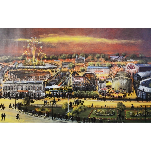 234 - BERNARD MCMULLEN (b.1952)LIMITED-EDITION PRINT 'Belle Vue - Manchester' numbered and with blind stam... 