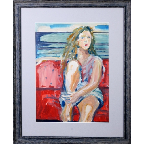 117 - LORRAINE BAMPTON (1946-2019)COLLECTION OF TEN WORKS OILS ON BOARD Seated Girl 14 ¾” x 10 ¾” (37.4cm ... 