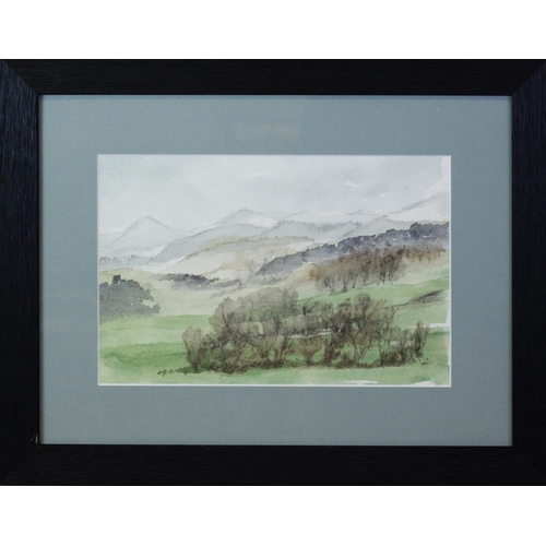 154 - PACKHAM (TWENTIETH CENTURY) WATERCOLOUR ‘Grisedale Pike’ Signed, titled and with dedication to label... 