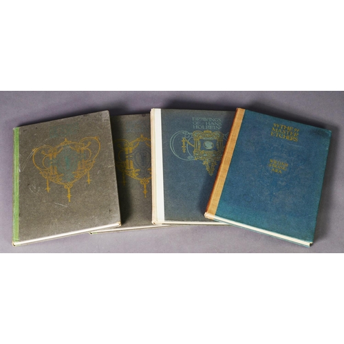 76 - FOUR LOTS FROM THE LIBRARY OF EDWARD RIDLEYSERIES OF 4 BOOKS, WITH HARDCOVERS - The Drawings of D G ... 