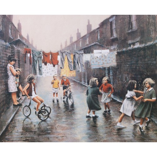 217 - MARC GRIMSHAW (1954) 3 ARTIST SIGNED LIMITED EDITION COLOUR PRINTS OF PASTEL DRAWINGS Rag & Bone... 