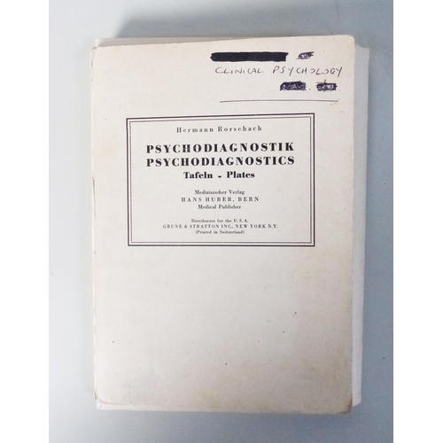 4 - Herman Rorschach - PSYCHODIAGNOSTIK PSYCHODIAGNOSTICS, plates, printed in Switzerland, pub Hans Hube... 