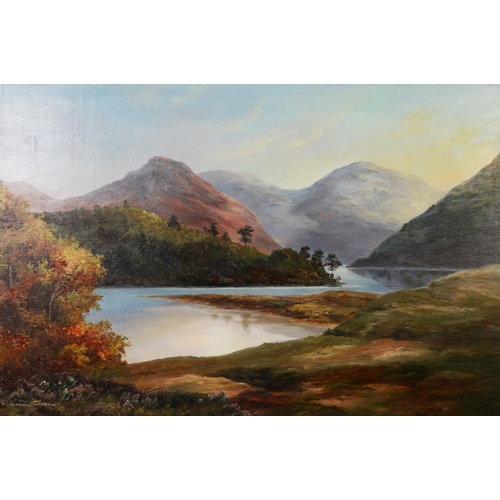 89 - PRUDENCE TURNER (1930-2007) OIL PAINTING ON CANVAS 'Yewbarrow over Wastwater' Signed lower left, tit... 