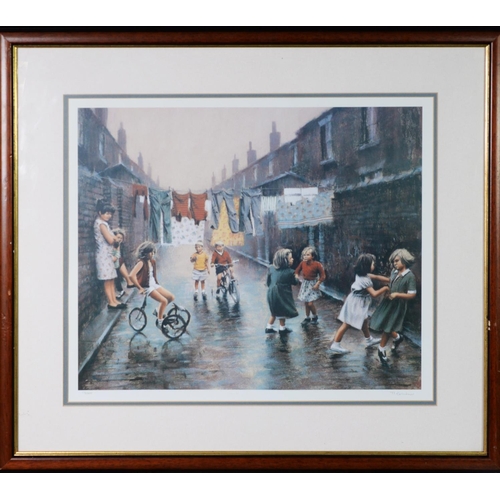 255 - MARC GRIMSHAW (1957) TWO ARTIST SIGNED LIMITED EDITION COLOUR PRINTS OF PASTEL DRAWINGS The Rag Bone... 