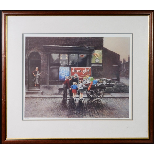 255 - MARC GRIMSHAW (1957) TWO ARTIST SIGNED LIMITED EDITION COLOUR PRINTS OF PASTEL DRAWINGS The Rag Bone... 