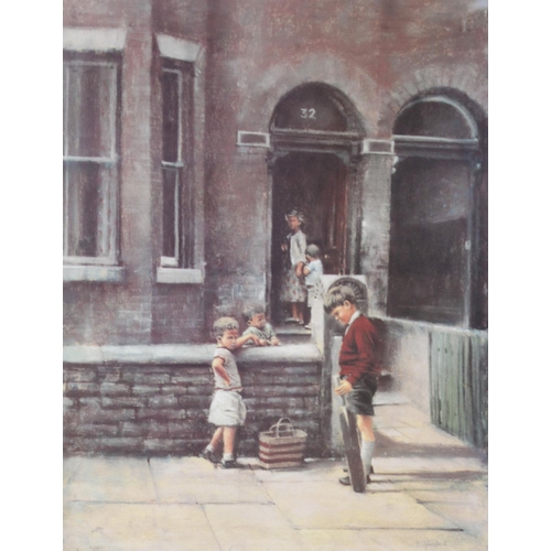 256 - MARC GRIMSHAW (1957) PAIR OF ARTIST SIGNED LIMITED EDITION COLOUR PRINTS OF PASTEL DRAWINGS Our Fron... 