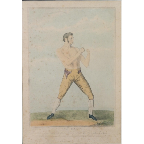 259 - S.W. FORES (Publisher) EARLY 19th CENTURY COLOUR PRINTS OF BARE-KNUCKLE BOXERS David Hindson, publis... 