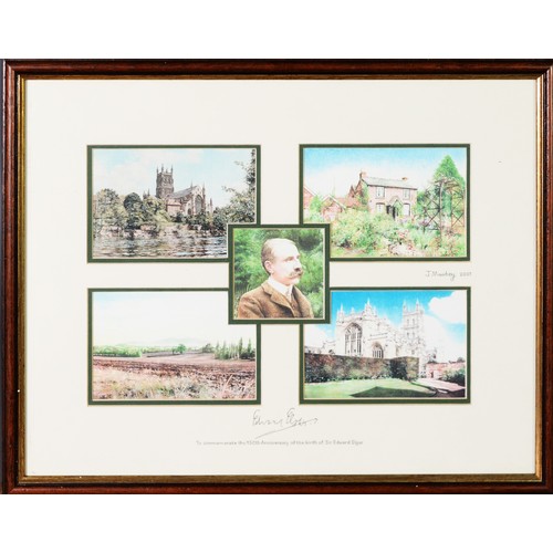 238 - NORMAN PERRYMAN LIMITED EDITION LITHOGRAPH Published by the Elgar Birthplace Appeal, from a watercol... 