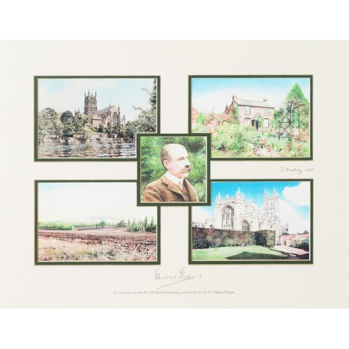 238 - NORMAN PERRYMAN LIMITED EDITION LITHOGRAPH Published by the Elgar Birthplace Appeal, from a watercol... 