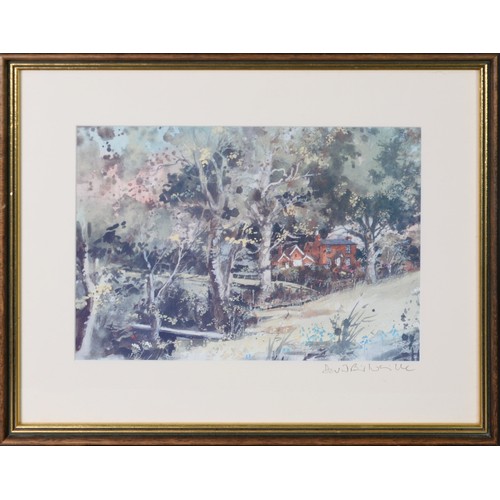 238 - NORMAN PERRYMAN LIMITED EDITION LITHOGRAPH Published by the Elgar Birthplace Appeal, from a watercol... 