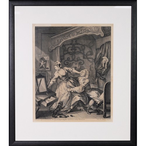 173 - WILLIAM HOGARTH PAIR OF COPPERPLATE ETCHINGS‘Before’ and ‘After’ 14 ½” x 12” (36.8cm x 30.5cm)... 