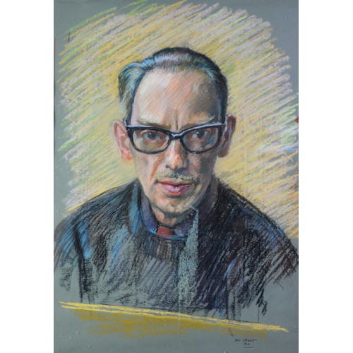 158 - IAN GRANT (1904 - 1993) PASTEL DRAWING Self Portrait Signed and dated 1964 lower right, with Royal A... 