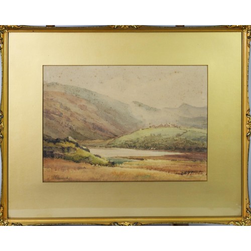 136 - WALTER EASTWOOD (1867-1943) WATERCOLOUR DRAWINGS, A PAIR Views in the Lake District Signed lower lef... 