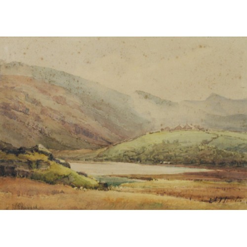 136 - WALTER EASTWOOD (1867-1943) WATERCOLOUR DRAWINGS, A PAIR Views in the Lake District Signed lower lef... 