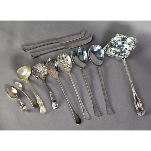 470 - TWENTY TWO PIECE STAINLESS STEEL PART SERVICE OF TABLE CUTLERY, originally for eight persons, togeth... 