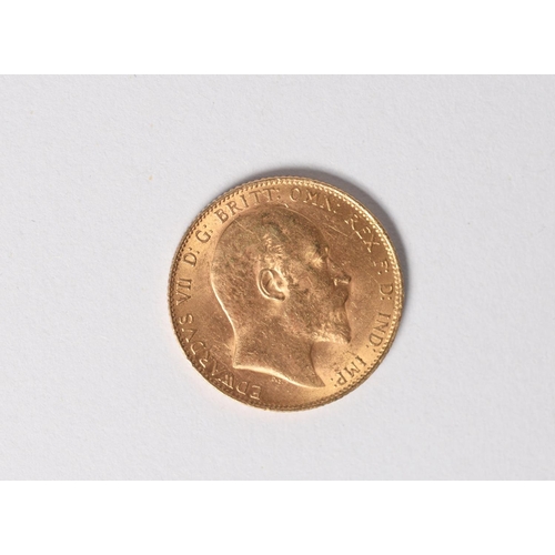 56 - EDWARD VII 1910 GOLD FULL SOVEREIGN