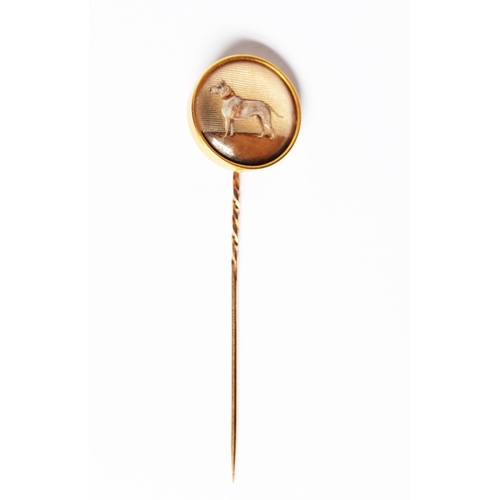 120 - ESSEX CRYSTAL 'DOG' STICKPIN