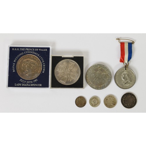 43 - SELECTION OF VICTORIAN AND LATER PRE-DECIMAL, MAINLY COPPER COINAGE, but including Victorian silver ... 