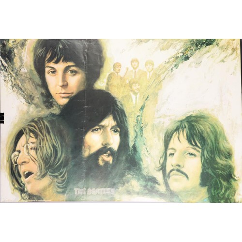 223 - FOUR COLOUR POSTERS OF THE BEATLES: 1: THE BEATLES, PHOTOGRAPH BY DAVID REDFERN, CATALOGUE NUMBER 13... 