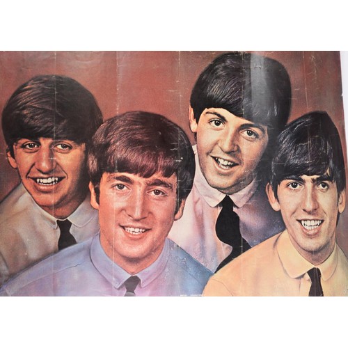 223 - FOUR COLOUR POSTERS OF THE BEATLES: 1: THE BEATLES, PHOTOGRAPH BY DAVID REDFERN, CATALOGUE NUMBER 13... 