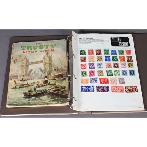 120 - STAMPS, TWO VOLUME JUVENILE COLLECTION