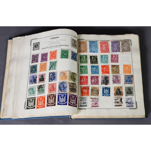 122 - IMPROVED STAMP ALBUM, MAINLY PRE-1940 RANGES