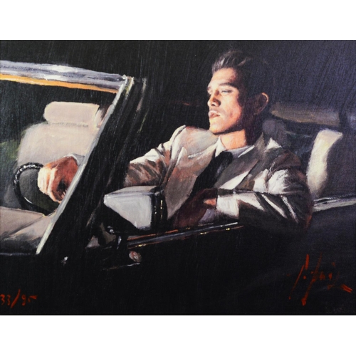 301 - FABIAN PEREZ (b.1967) ARTIST SIGNED LIMITED EDITION COLOUR PRINT‘Late Drive II’ (33/95) with certifi... 