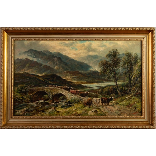 213 - F. ALLEN (late 19th/early 20th Century) PAIR OF OIL PAINTINGS ON CANVAS Views in Scottish Highlands ... 