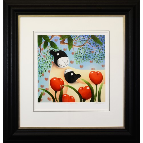 309 - MACKENZIE THORPE (b.1956) ARTIST SIGNED LIMITED EDITION COLOUR PRINT ‘I Love You Too’ (29/295) with ... 