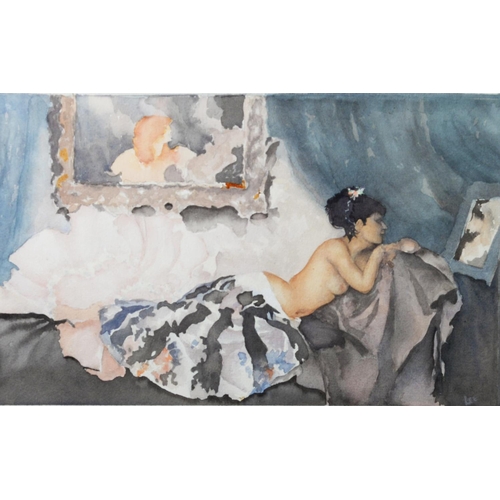 189 - UNATTRIBUTED, AFTER SIR WILLIAM RUSSEL FLINTSUITE OF THREE WATERCOLOURS Female nudes Two indistinctl... 