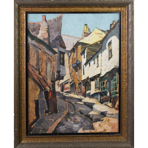 192 - GILBERT GEE (TWENTIETH CENTURY) TWO OILS ON BOARD ‘Morning in Devon’ Signed, dated (19)40 and titled... 