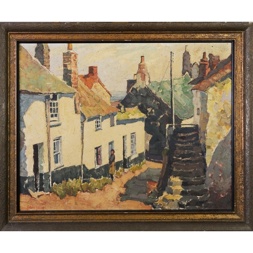 192 - GILBERT GEE (TWENTIETH CENTURY) TWO OILS ON BOARD ‘Morning in Devon’ Signed, dated (19)40 and titled... 