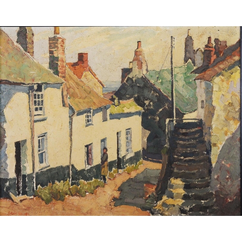 192 - GILBERT GEE (TWENTIETH CENTURY) TWO OILS ON BOARD ‘Morning in Devon’ Signed, dated (19)40 and titled... 