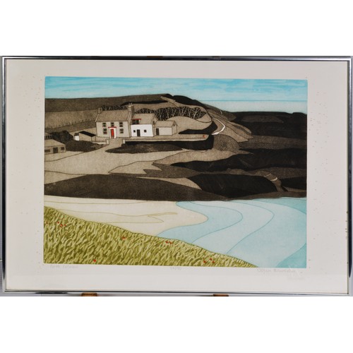 162 - JOHN BRUNSDON (1933-2014)'Porth Coleman' Limited edition colour lithograph signed , numbered and tit... 