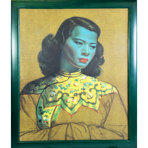 145 - AFTER TRETCHIKOFFCOLOUR PRINT‘Miss Wong’ 23 ¼” x 19 ¼” (59cm x 48.9cm)