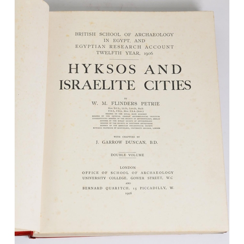 24 - W M Flinders - Athribis, British School of Archaeology in Egypt and Egyptian Research Account Fourte... 