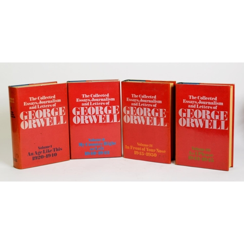 32 - Sonia Orwell & Ian Angus - The Collected Essays, Journalism and Letters of George Orwell, 4 Vol,...