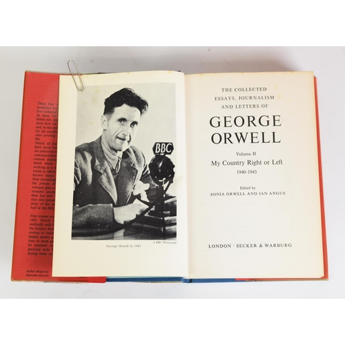 32 - Sonia Orwell & Ian Angus - The Collected Essays, Journalism and Letters of George Orwell, 4 Vol,...