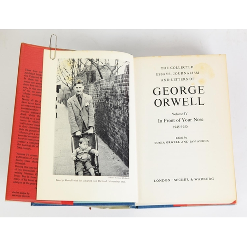 32 - Sonia Orwell & Ian Angus - The Collected Essays, Journalism and Letters of George Orwell, 4 Vol,...